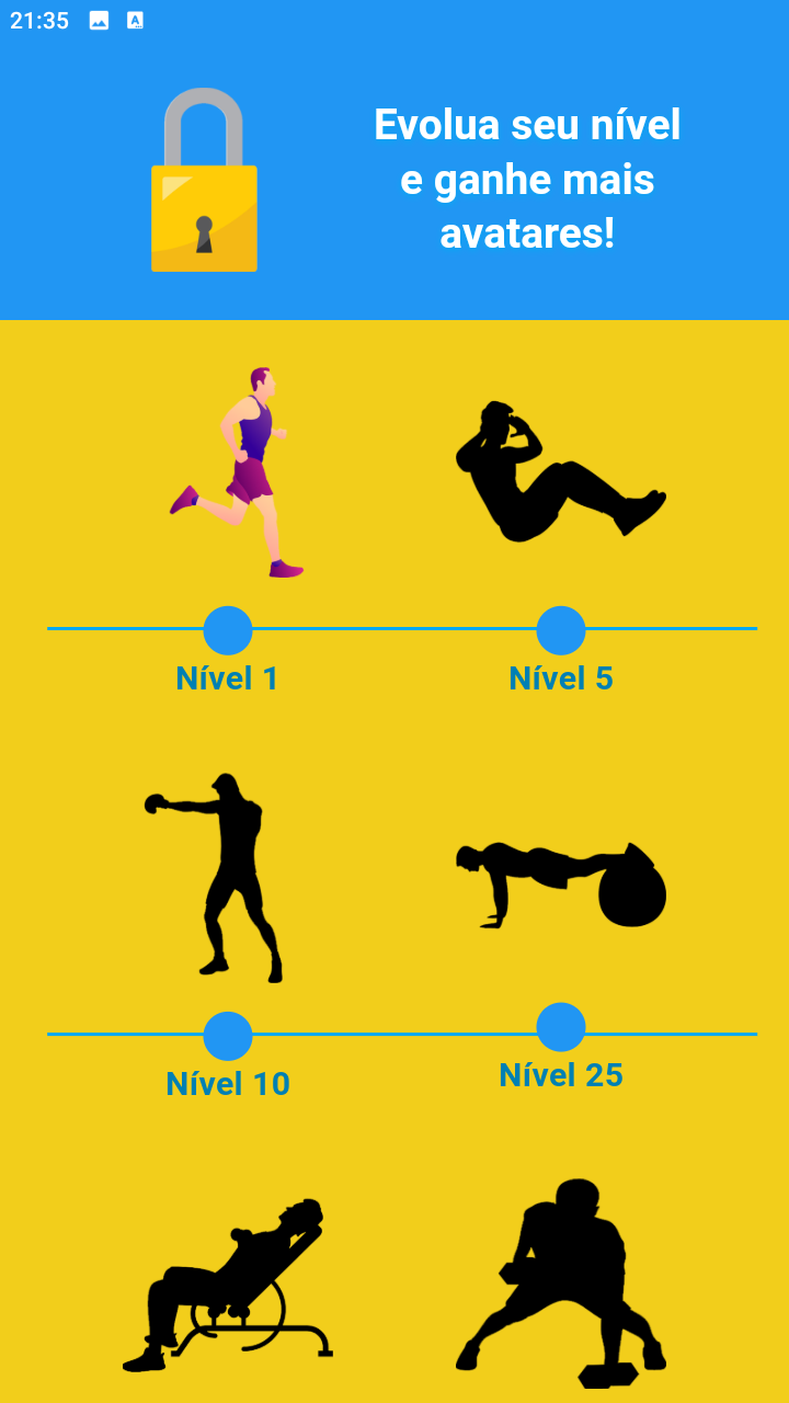 Tela de instalação do aplicativo